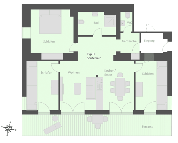 Grundriss FeWo1