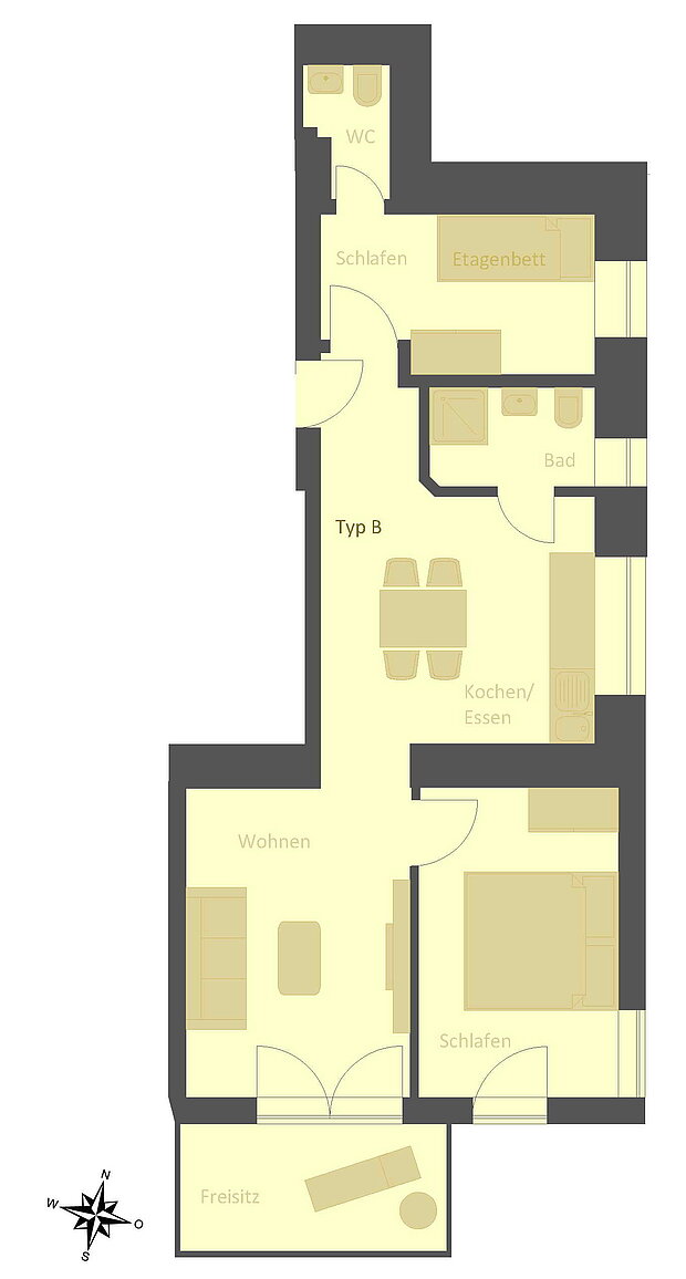 Ferienwohnung 5 - Haus Elise Füssen