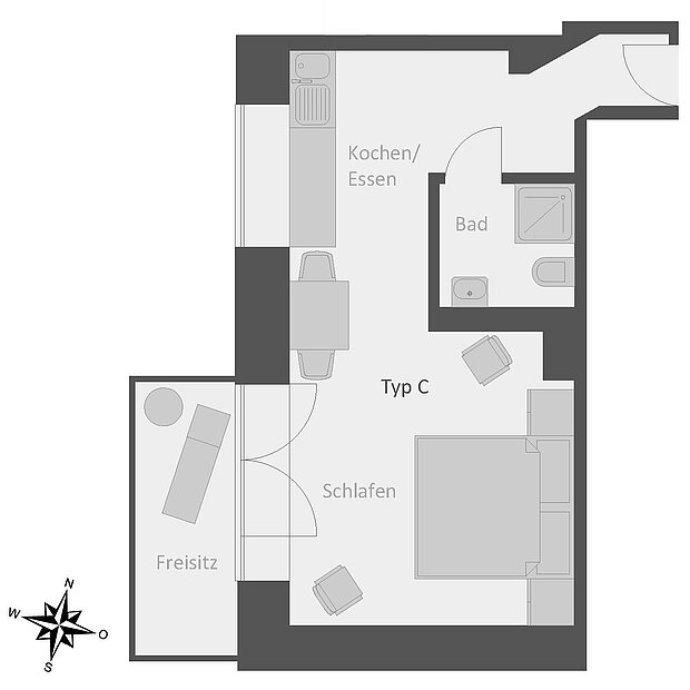Ferienwohnung 4 - Haus Elise Füssen